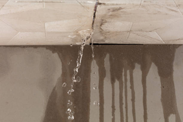 Professional Flood Damage Cleanup technician working in Massapequa, NY